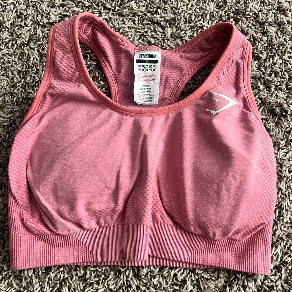 S | Gymshark Vital Seamless 2.0 Sports Bra - Pink Marl